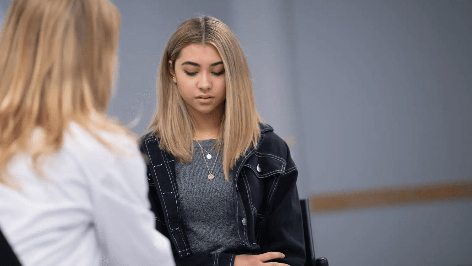 A young person in counselling.