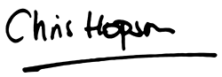 Chris Hopson signature